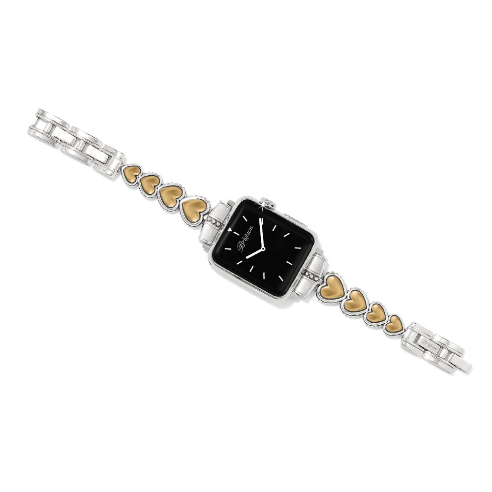 Pretty Tough 2 Tone Hearts Apple Watch Band