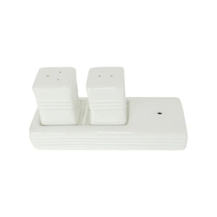 Salt and Pepper Shakers Pinstripes