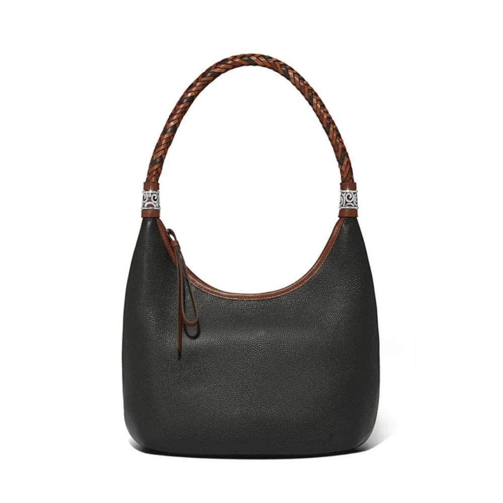 Shelby Hobo Black/Bourbon
