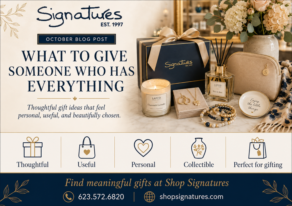 Find thoughtful gifts for someone who has everything without adding clutter or choosing something generic.